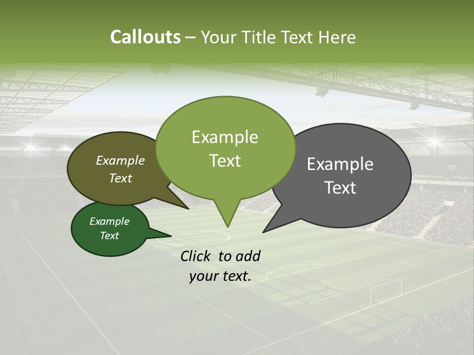 Sun Chalk Soccer PowerPoint Template