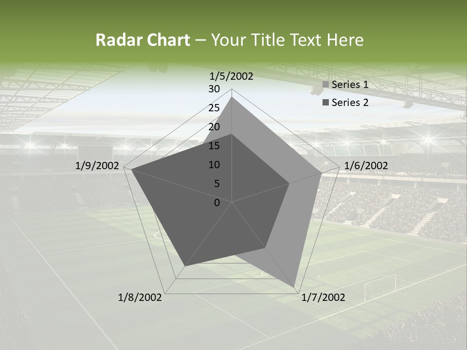 Sun Chalk Soccer PowerPoint Template