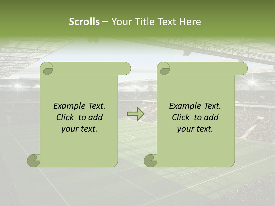 Sun Chalk Soccer PowerPoint Template