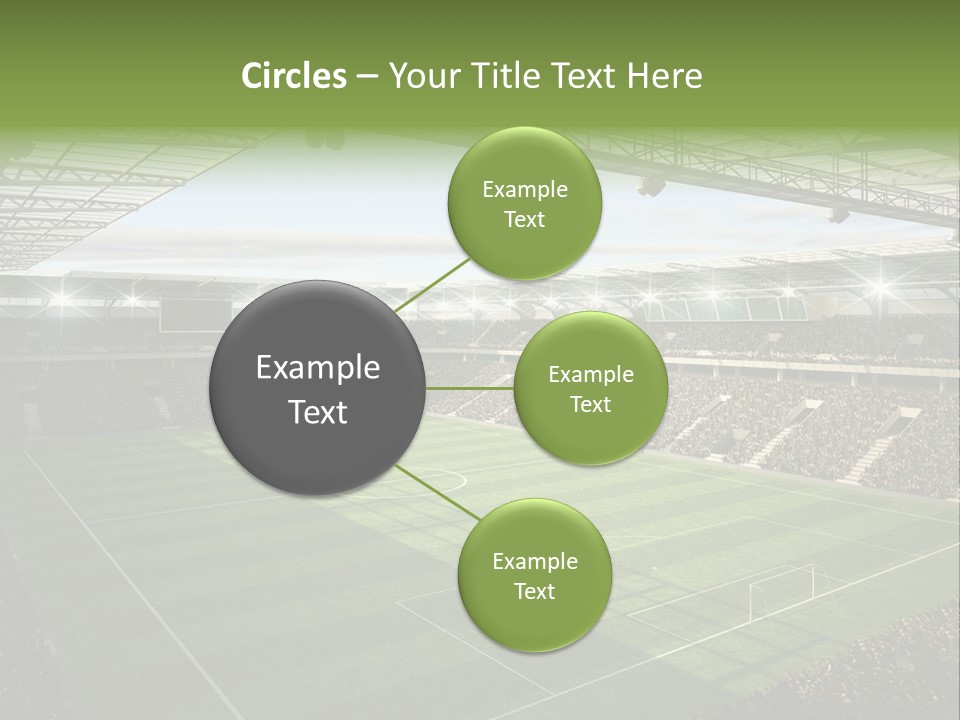 Sun Chalk Soccer PowerPoint Template