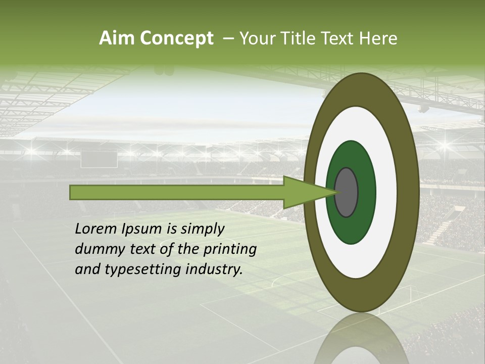 Sun Chalk Soccer PowerPoint Template