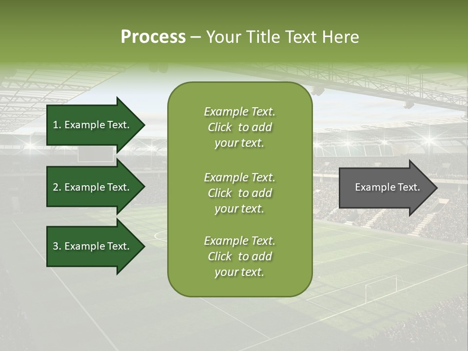 Sun Chalk Soccer PowerPoint Template