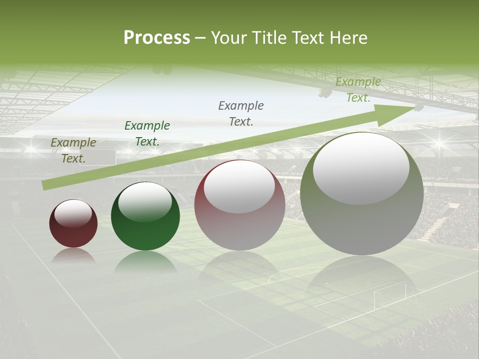 Sun Chalk Soccer PowerPoint Template