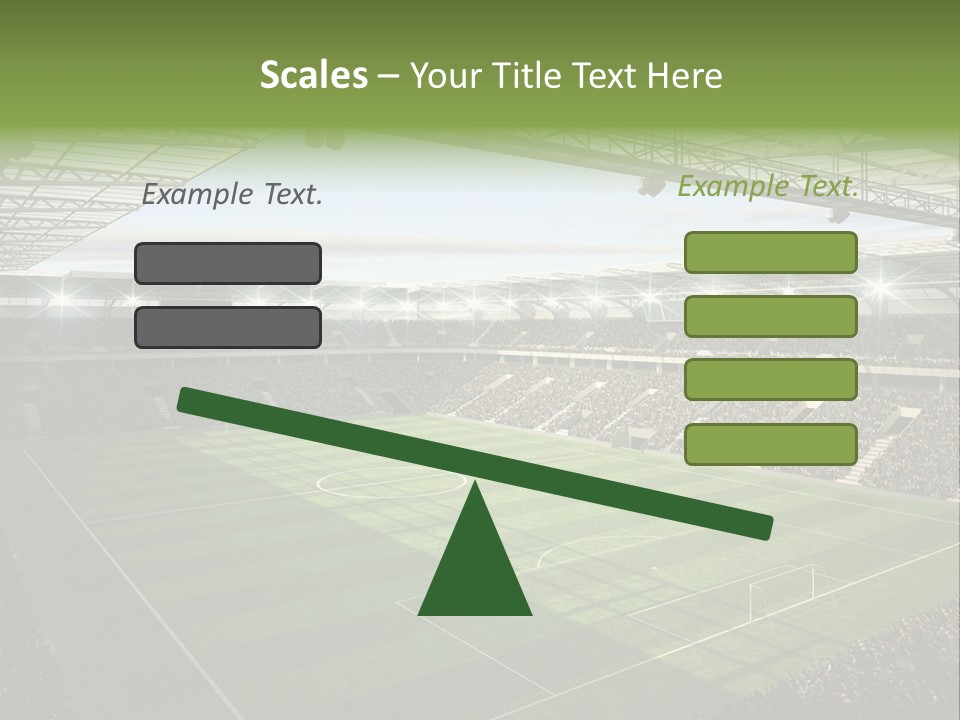 Sun Chalk Soccer PowerPoint Template