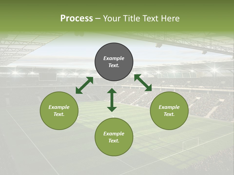 Sun Chalk Soccer PowerPoint Template