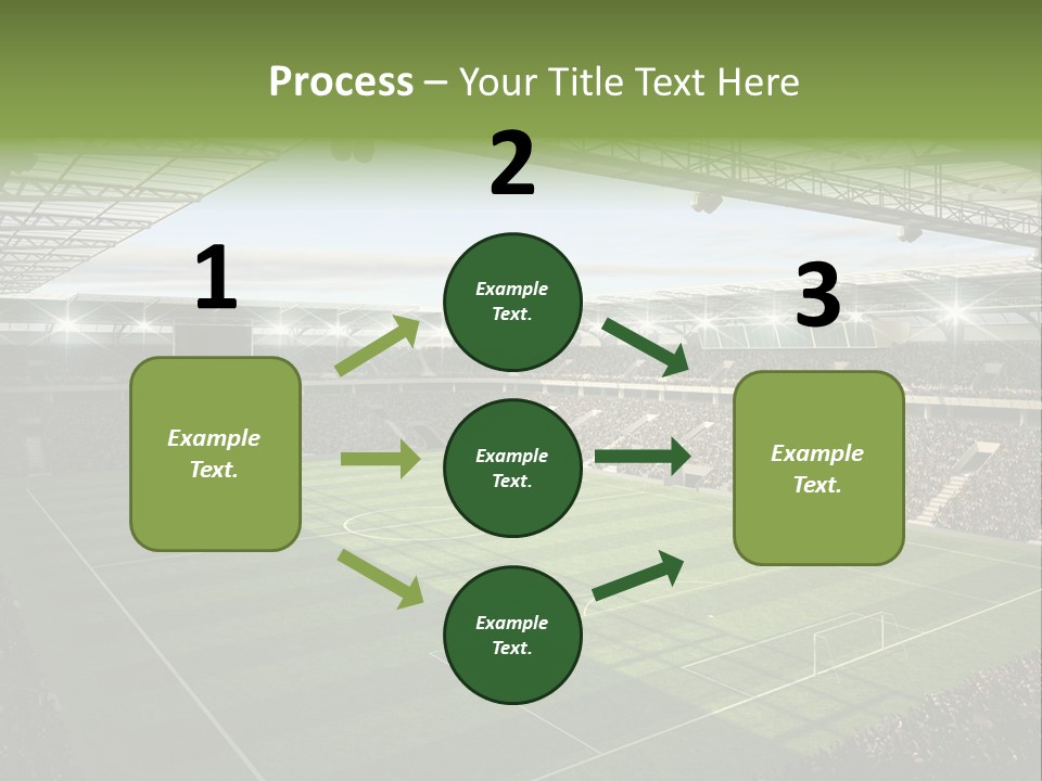 Sun Chalk Soccer PowerPoint Template