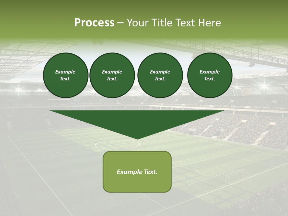 Sun Chalk Soccer PowerPoint Template