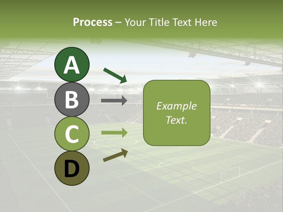 Sun Chalk Soccer PowerPoint Template