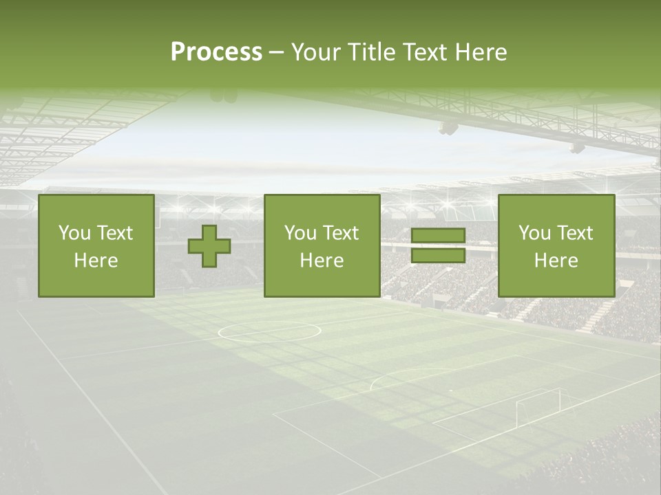 Sun Chalk Soccer PowerPoint Template