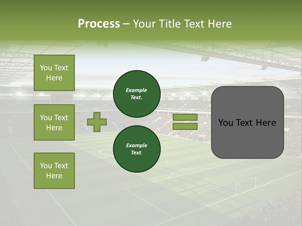Sun Chalk Soccer PowerPoint Template