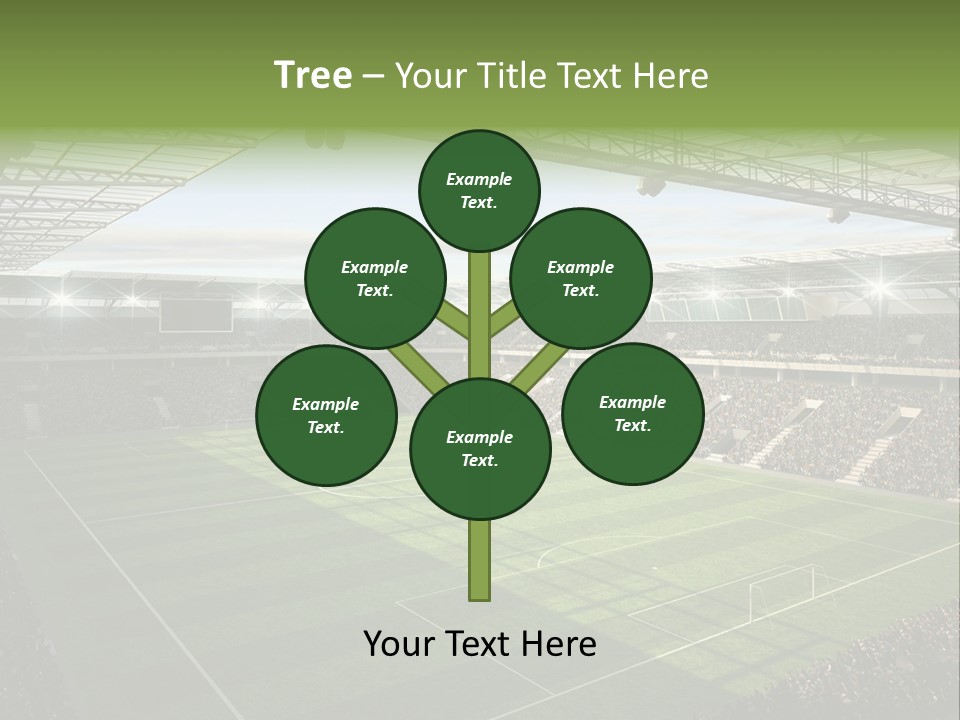 Sun Chalk Soccer PowerPoint Template