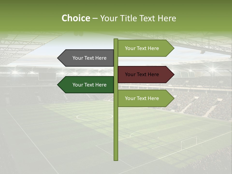 Sun Chalk Soccer PowerPoint Template