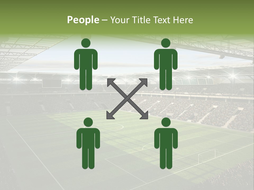 Sun Chalk Soccer PowerPoint Template