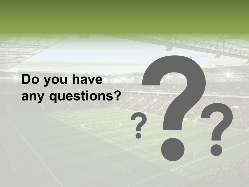 Sun Chalk Soccer PowerPoint Template