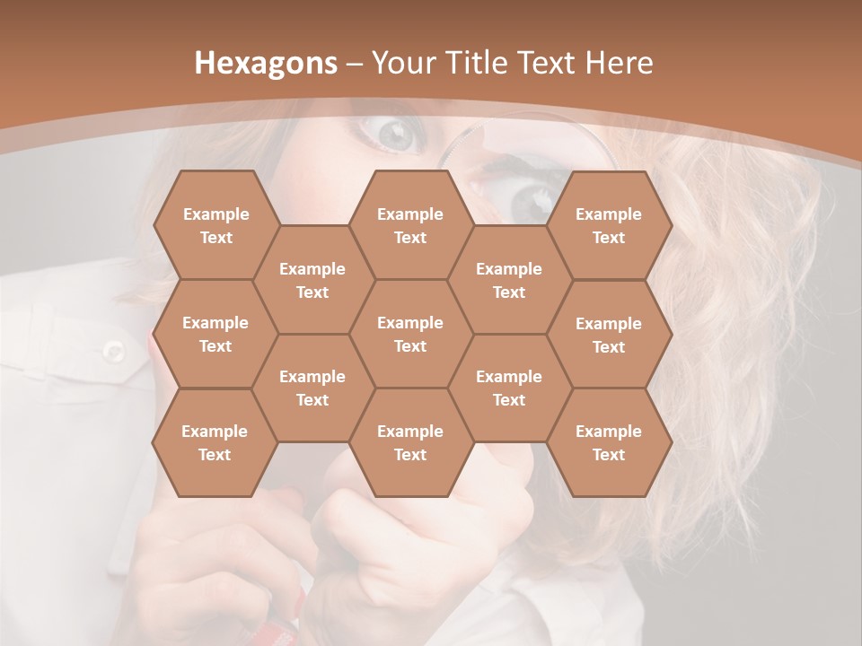 Woman Behold One PowerPoint Template