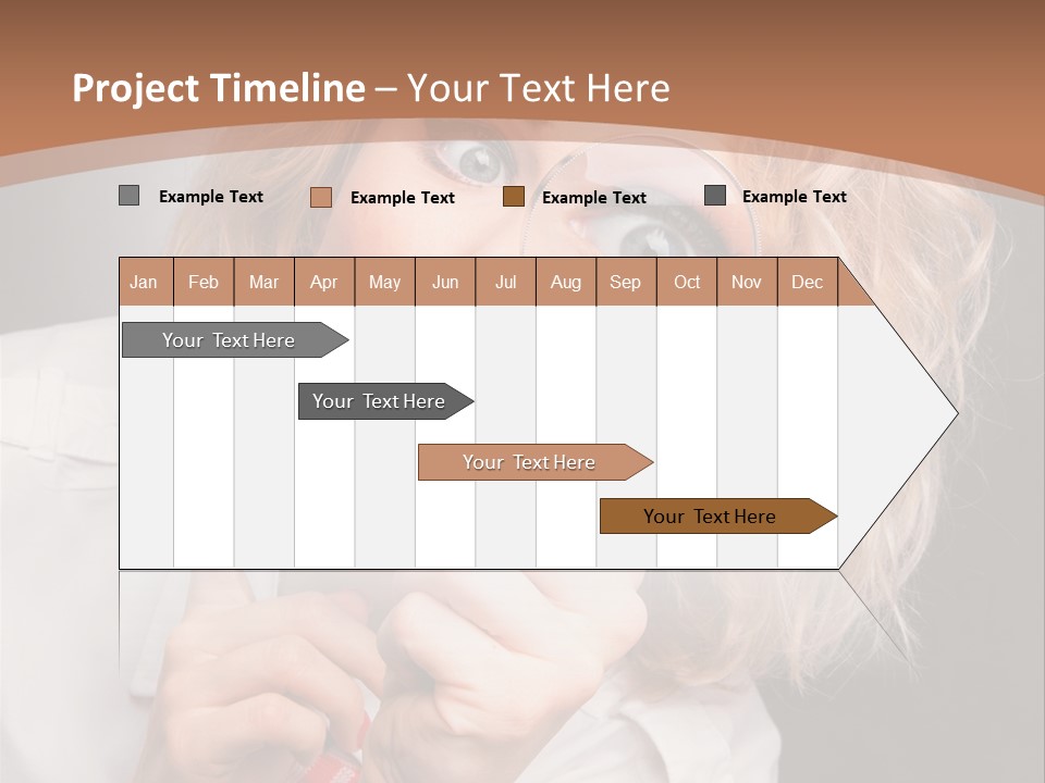 Woman Behold One PowerPoint Template