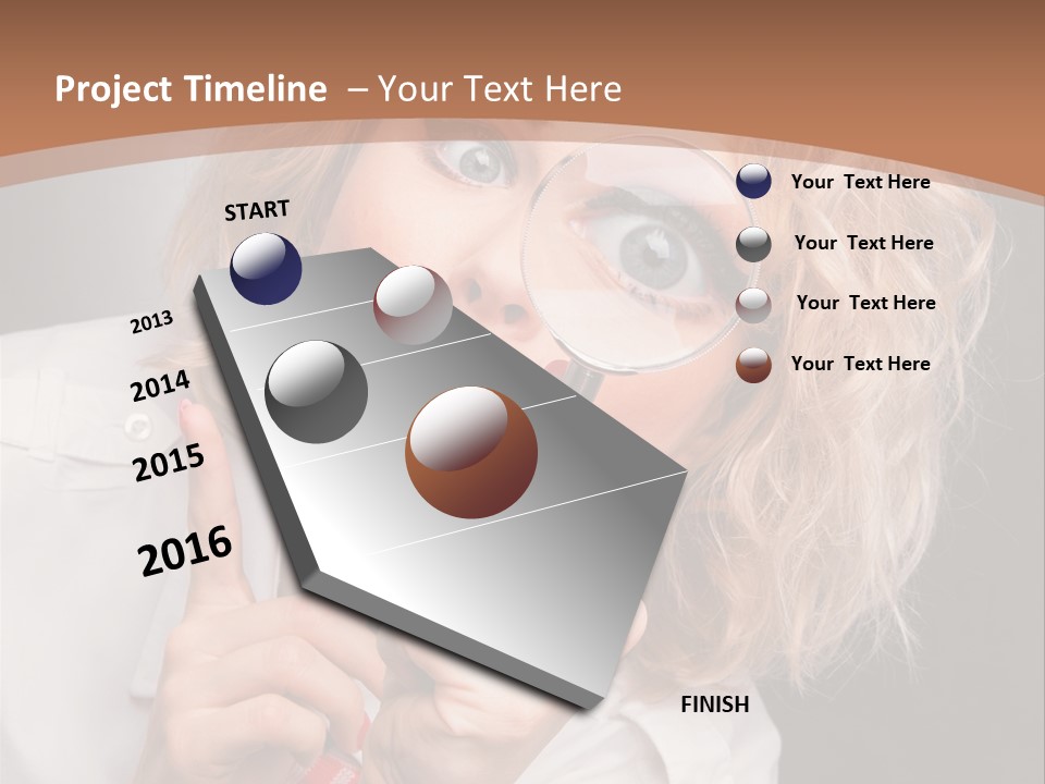 Woman Behold One PowerPoint Template