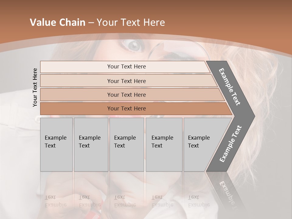 Woman Behold One PowerPoint Template