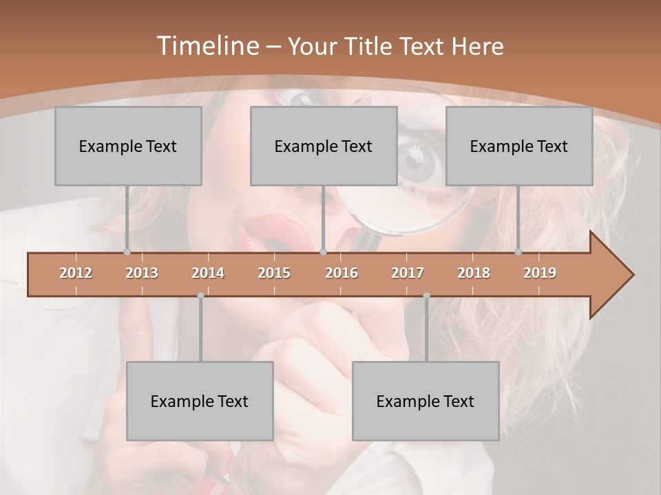 Woman Behold One PowerPoint Template