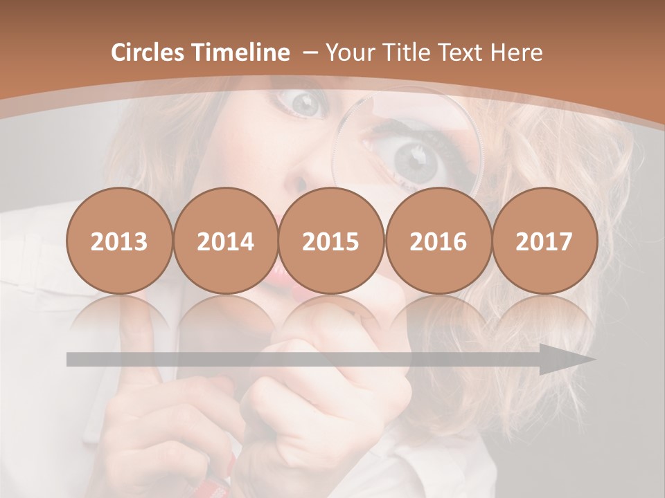 Woman Behold One PowerPoint Template