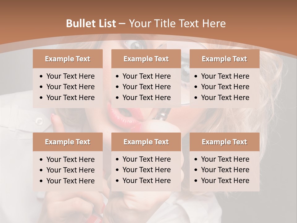 Woman Behold One PowerPoint Template