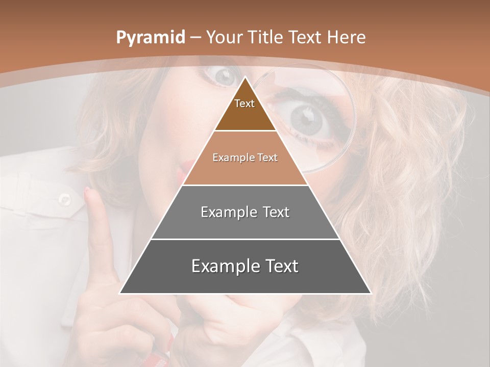 Woman Behold One PowerPoint Template