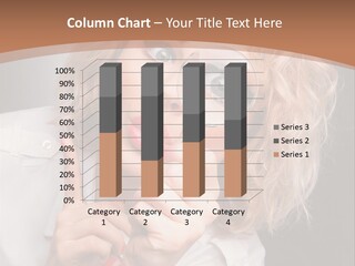 Woman Behold One PowerPoint Template