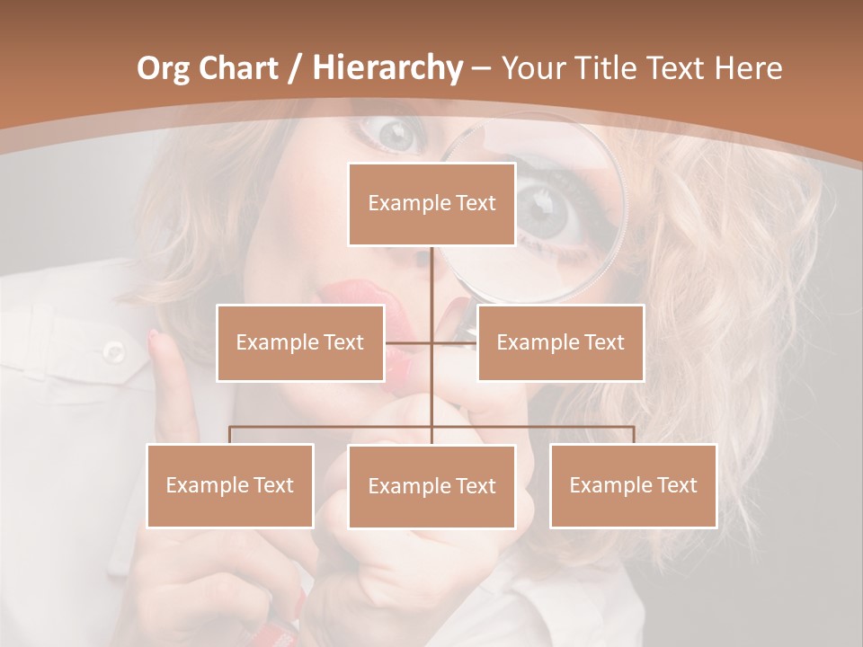 Woman Behold One PowerPoint Template
