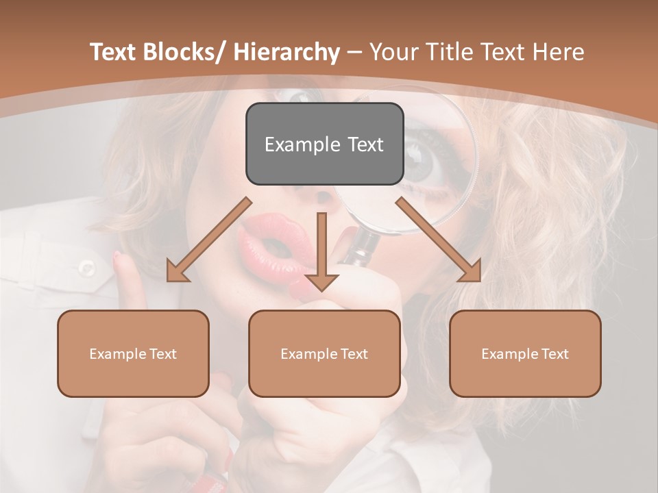 Woman Behold One PowerPoint Template
