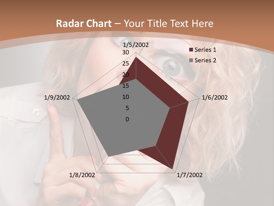 Woman Behold One PowerPoint Template