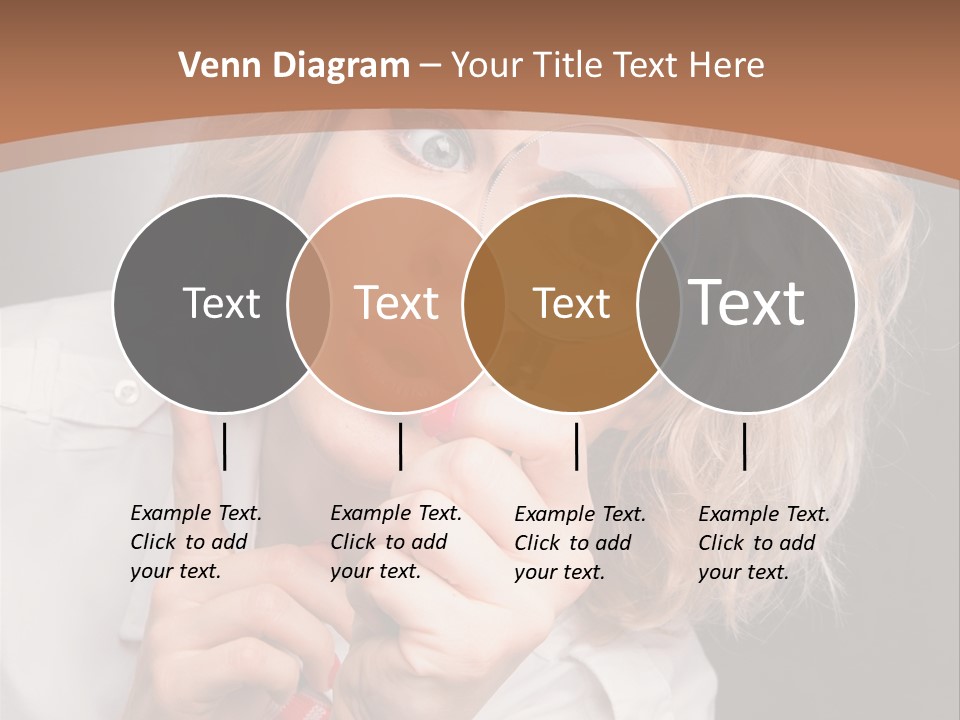 Woman Behold One PowerPoint Template