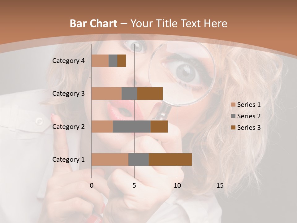 Woman Behold One PowerPoint Template