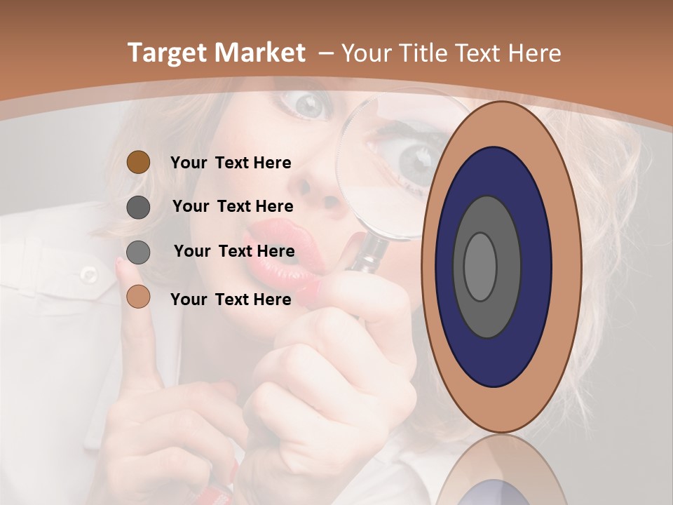 Woman Behold One PowerPoint Template