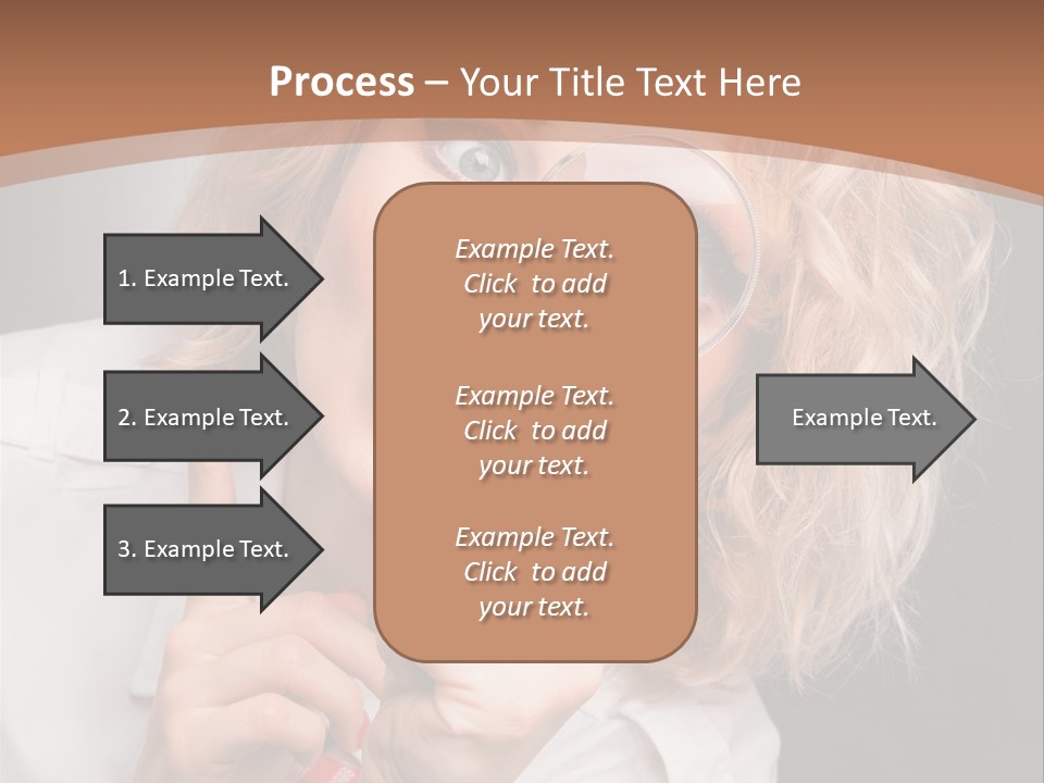 Woman Behold One PowerPoint Template