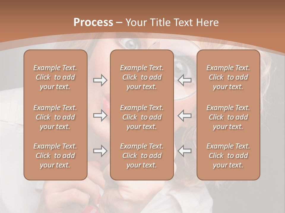 Woman Behold One PowerPoint Template