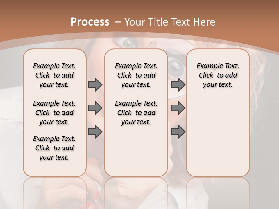 Woman Behold One PowerPoint Template