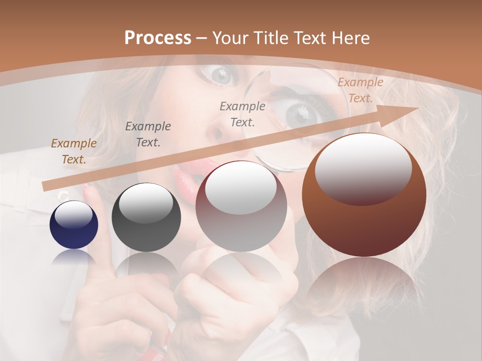 Woman Behold One PowerPoint Template