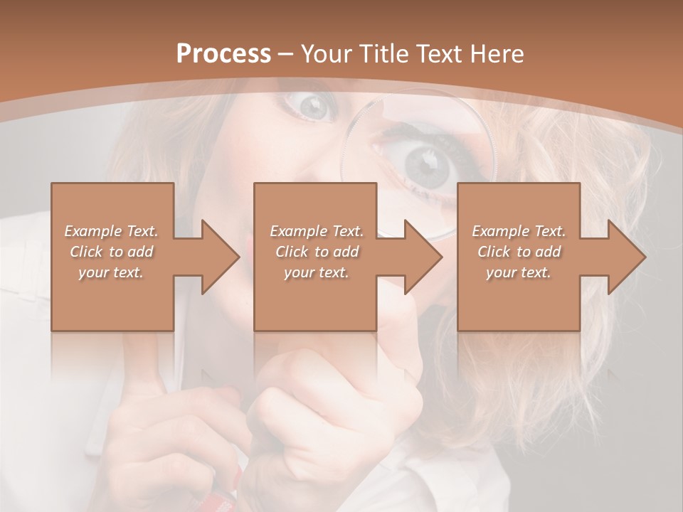 Woman Behold One PowerPoint Template