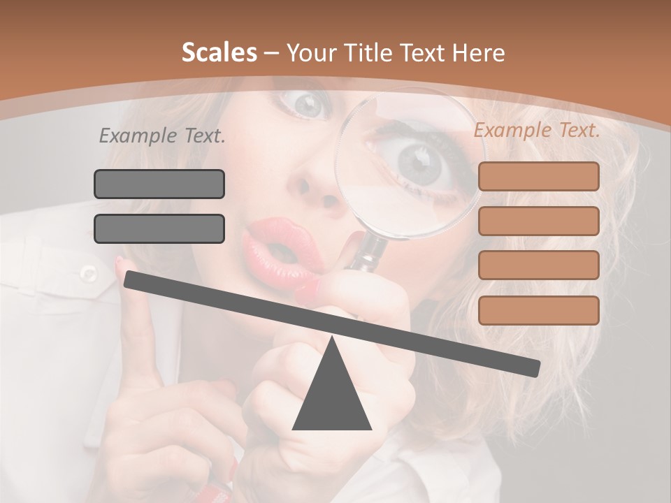 Woman Behold One PowerPoint Template
