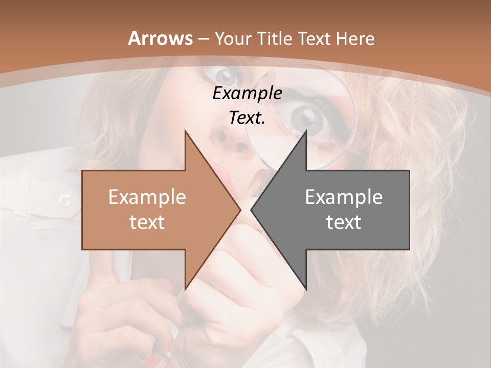 Woman Behold One PowerPoint Template