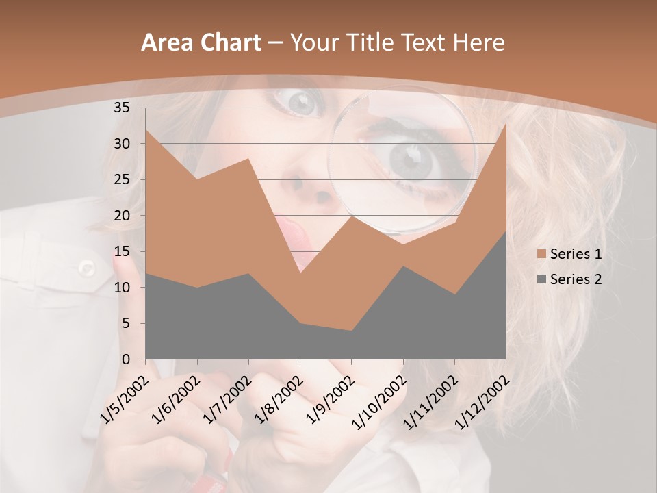 Woman Behold One PowerPoint Template