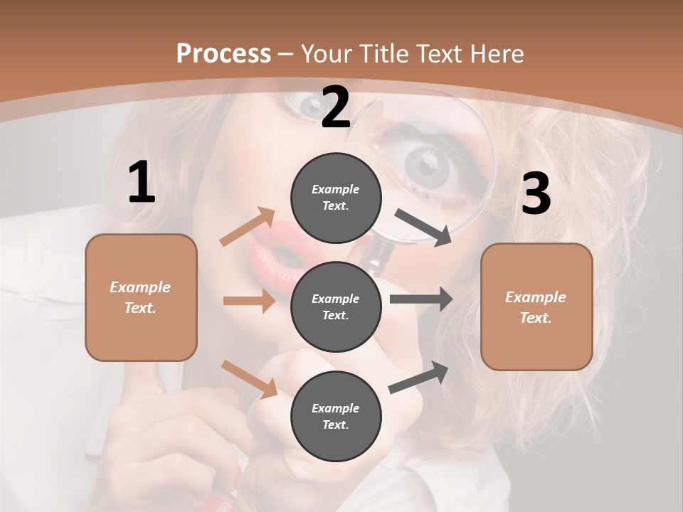 Woman Behold One PowerPoint Template