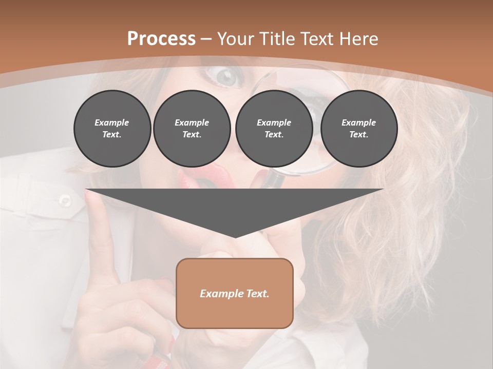 Woman Behold One PowerPoint Template