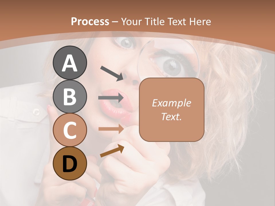 Woman Behold One PowerPoint Template