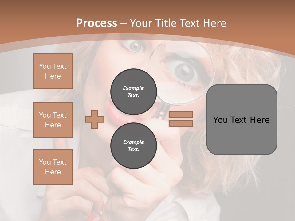 Woman Behold One PowerPoint Template