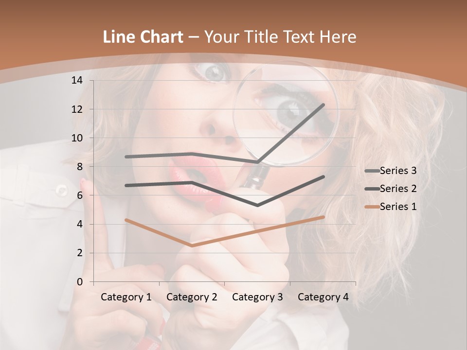 Woman Behold One PowerPoint Template