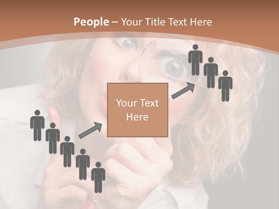 Woman Behold One PowerPoint Template