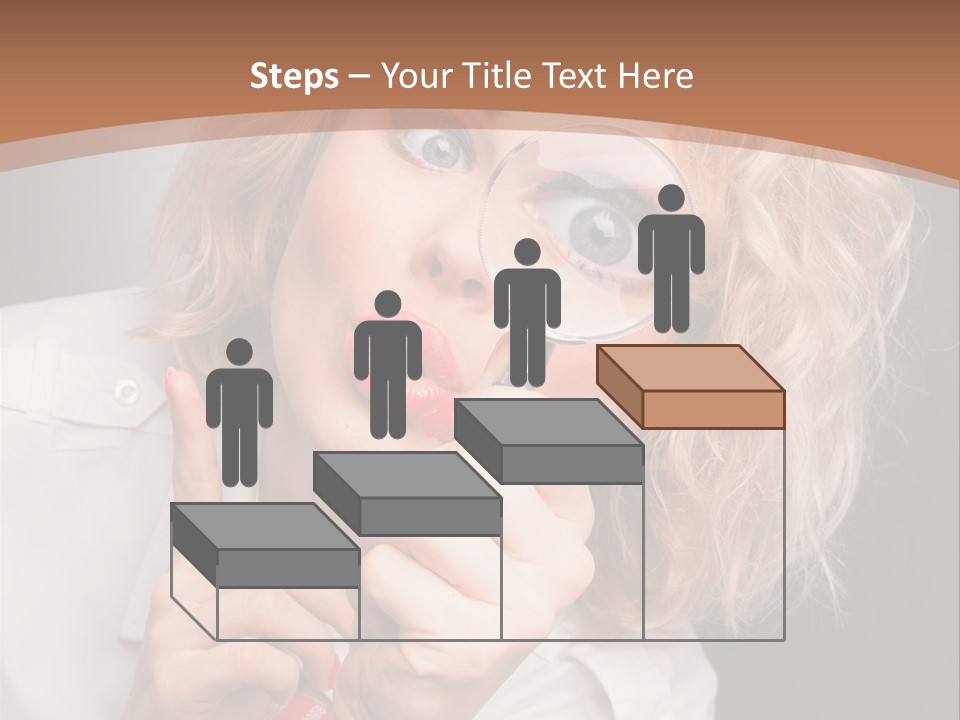 Woman Behold One PowerPoint Template