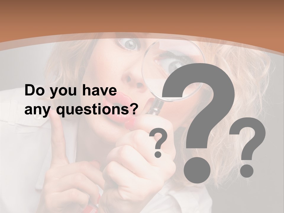 Woman Behold One PowerPoint Template