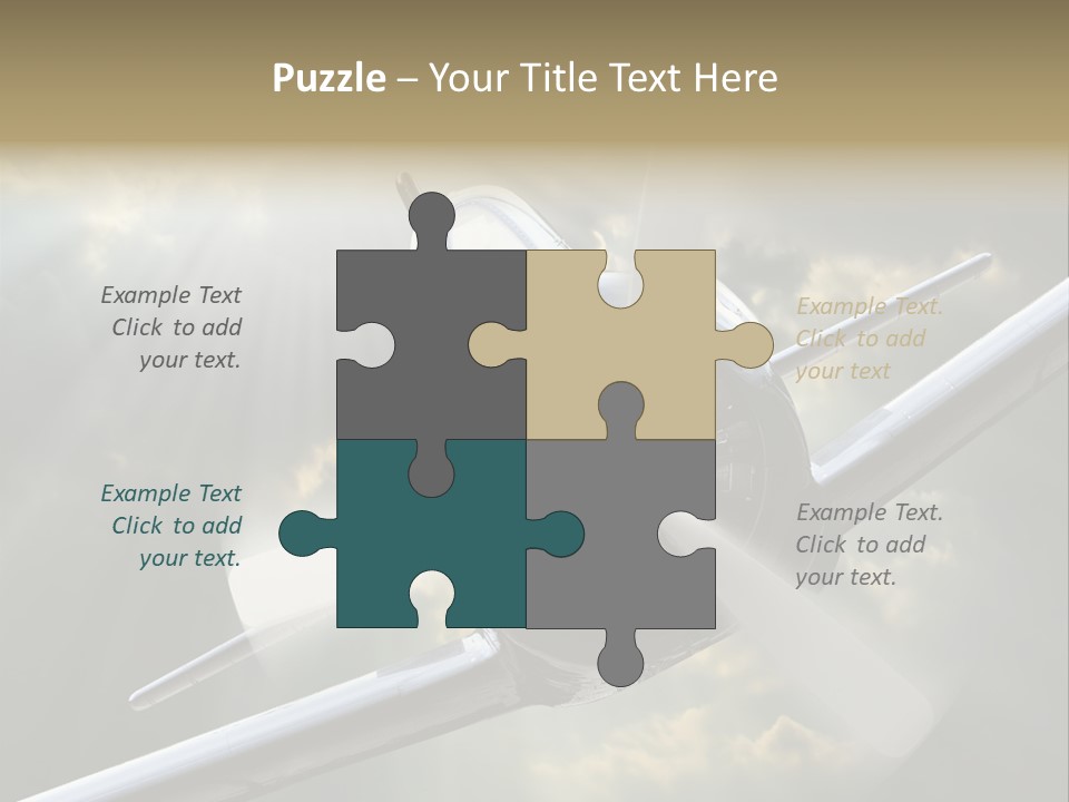 Flight Technology Military PowerPoint Template